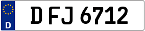 Truck License Plate